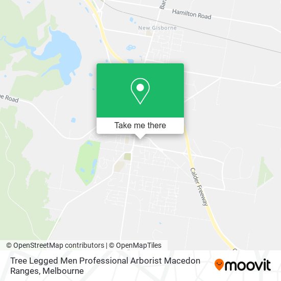 Tree Legged Men Professional Arborist Macedon Ranges map