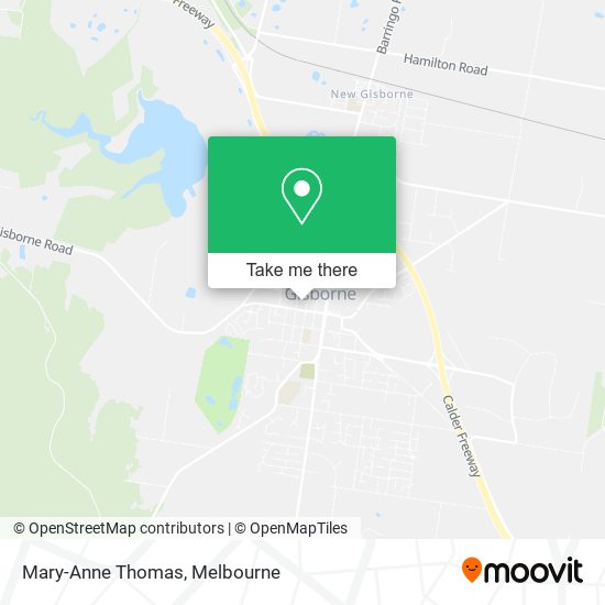 Mary-Anne Thomas map