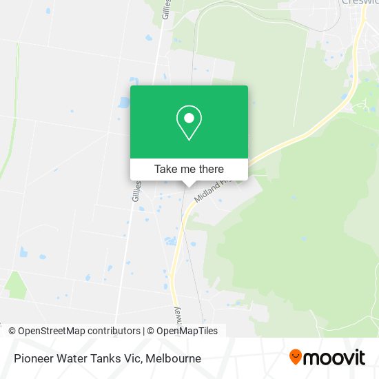 Pioneer Water Tanks Vic map