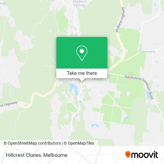 Hillcrest Clunes map