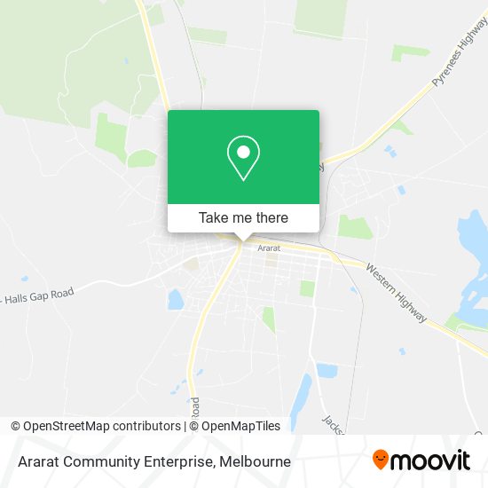 Mapa Ararat Community Enterprise