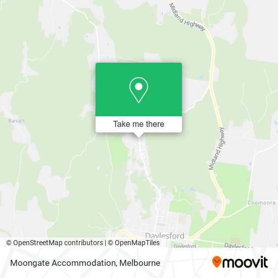 Moongate Accommodation map
