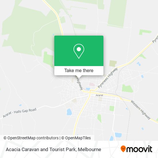 Acacia Caravan and Tourist Park map