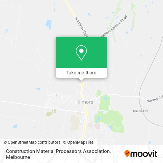 Construction Material Processors Association map