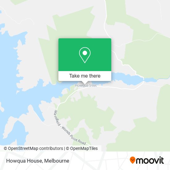 Howqua House map
