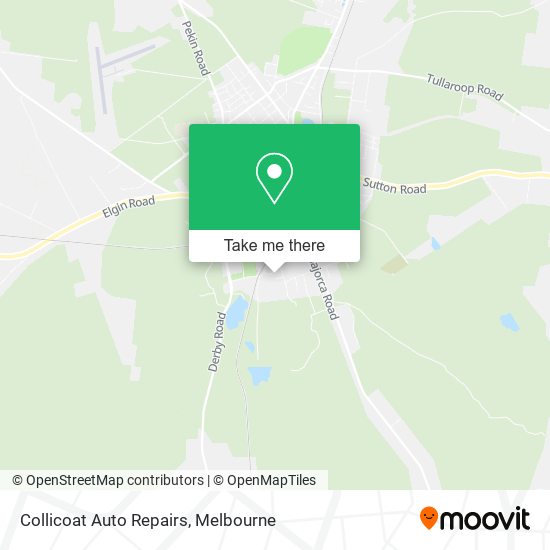 Collicoat Auto Repairs map