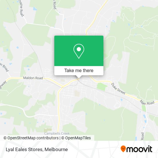 Lyal Eales Stores map