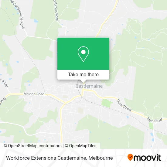 Mapa Workforce Extensions Castlemaine