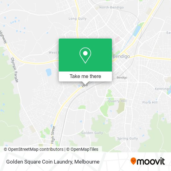 Golden Square Coin Laundry map