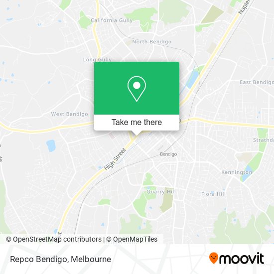 Repco Bendigo map