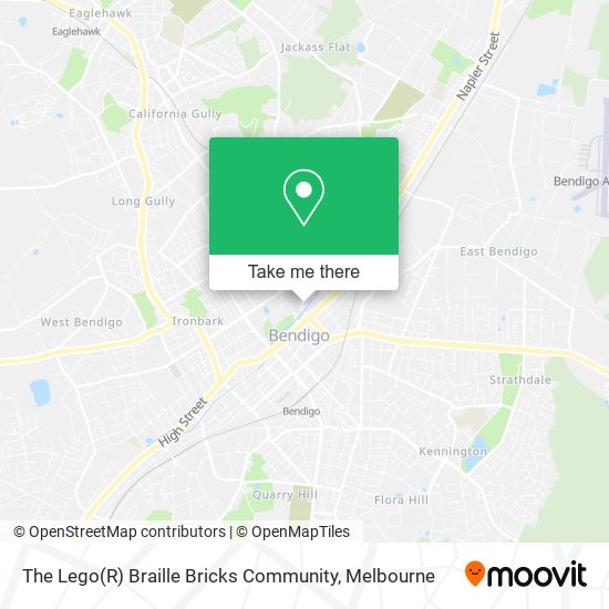 The Lego(R) Braille Bricks Community map