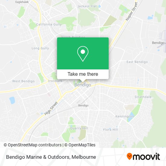 Bendigo Marine & Outdoors map