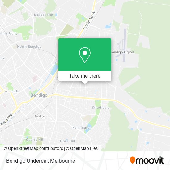 Bendigo Undercar map