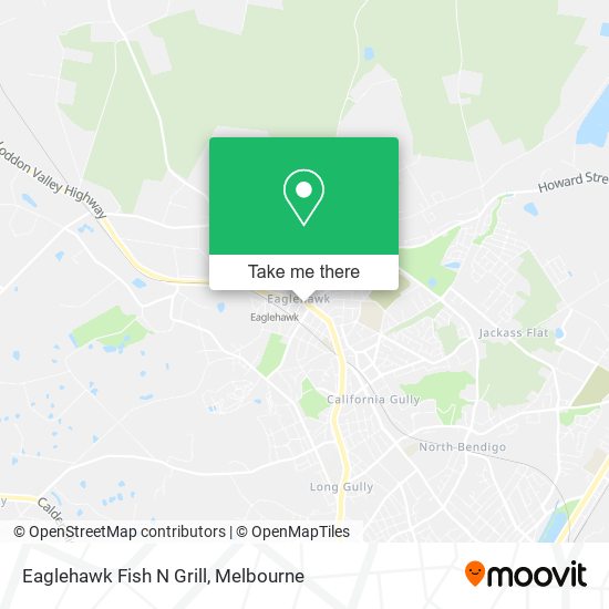 Eaglehawk Fish N Grill map