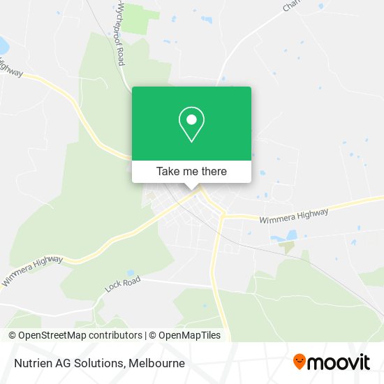 Nutrien AG Solutions map