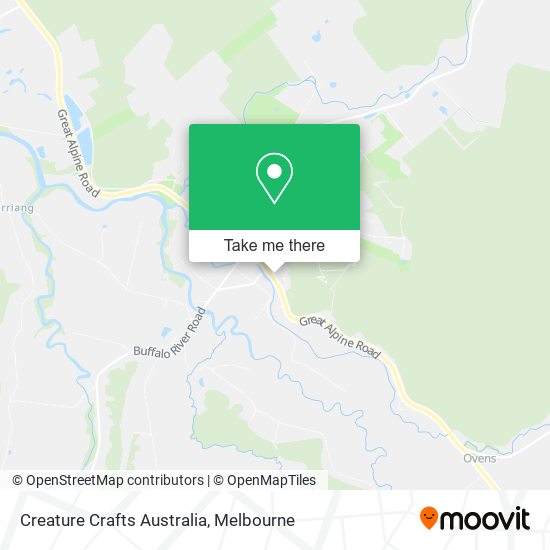 Creature Crafts Australia map