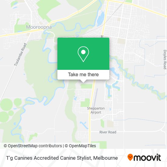 T'g Canines Accredited Canine Stylist map