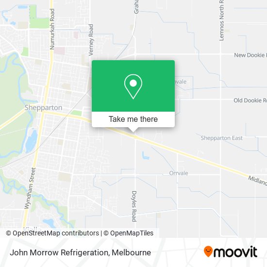 John Morrow Refrigeration map