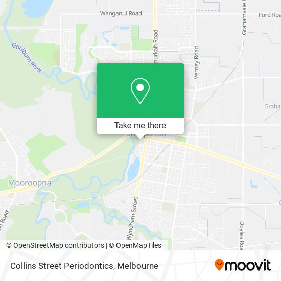 Collins Street Periodontics map