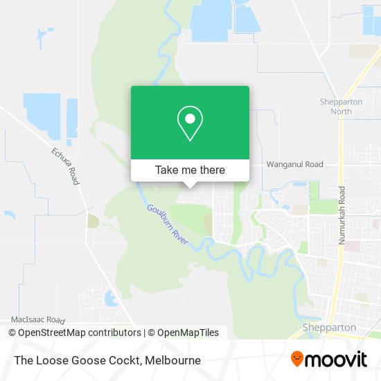 The Loose Goose Cockt map
