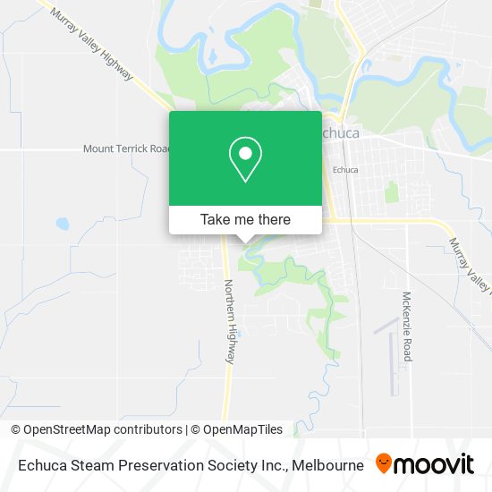 Echuca Steam Preservation Society Inc. map