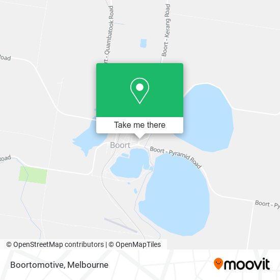 Boortomotive map