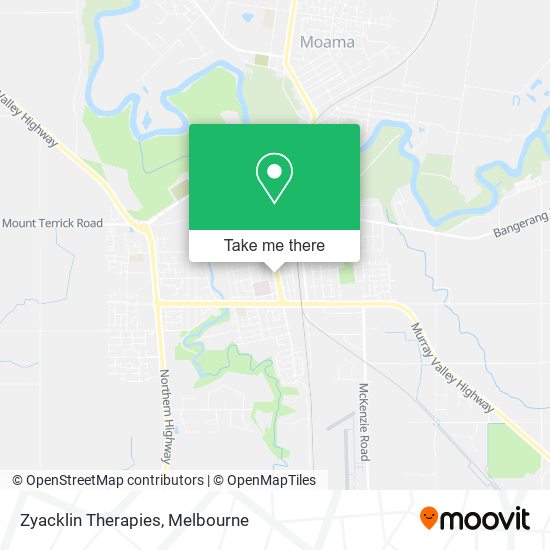 Zyacklin Therapies map
