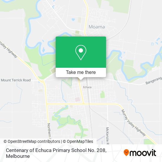 Centenary of Echuca Primary School No. 208 map