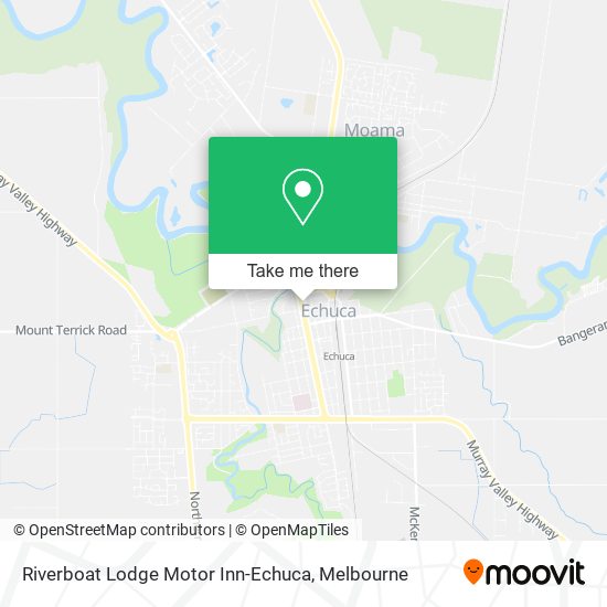 Riverboat Lodge Motor Inn-Echuca map