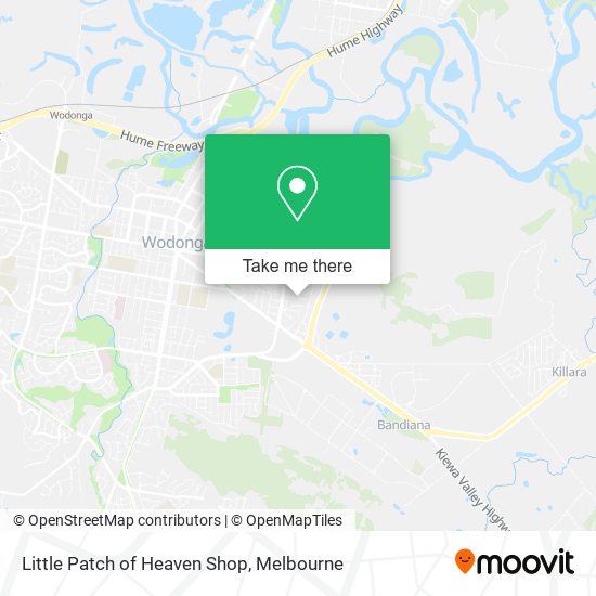 Little Patch of Heaven Shop map