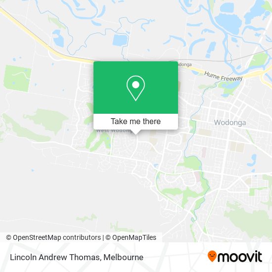 Lincoln Andrew Thomas map