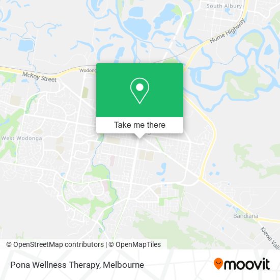 Pona Wellness Therapy map