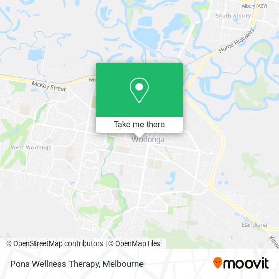Pona Wellness Therapy map