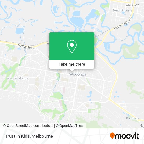 Trust in Kids map