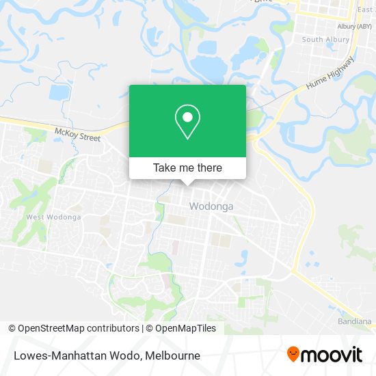 Lowes-Manhattan Wodo map