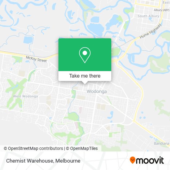 Chemist Warehouse map