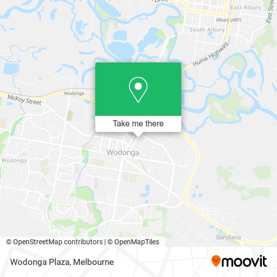 Wodonga Plaza map