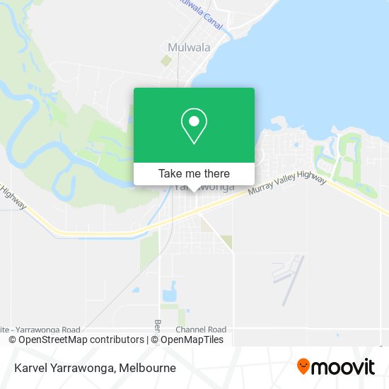 Karvel Yarrawonga map