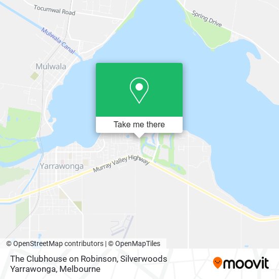 The Clubhouse on Robinson, Silverwoods Yarrawonga map