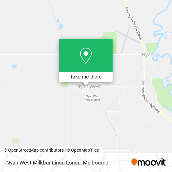 Nyah West Milkbar Linga Longa map