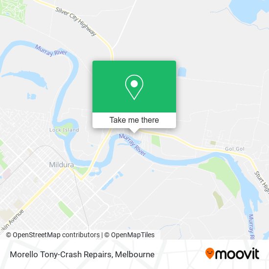 Morello Tony-Crash Repairs map