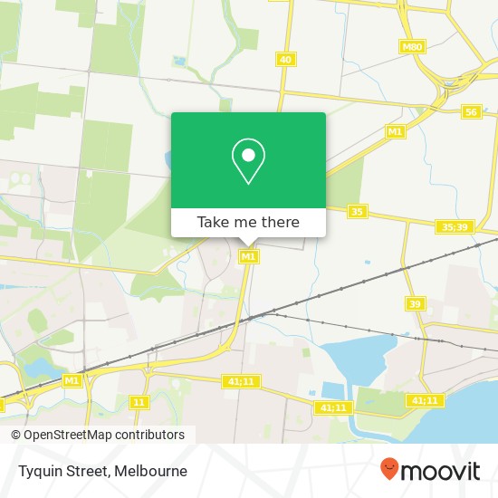 Tyquin Street map