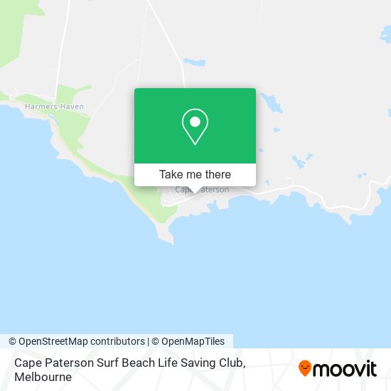 Cape Paterson Surf Beach Life Saving Club map