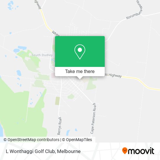 L Wonthaggi Golf Club map