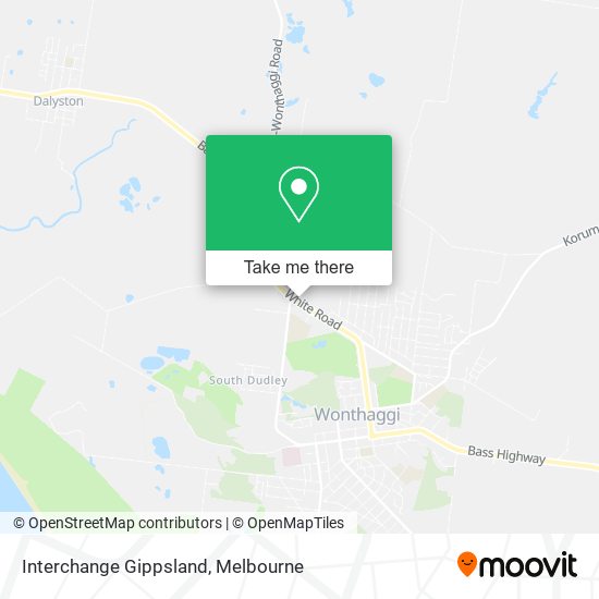 Interchange Gippsland map