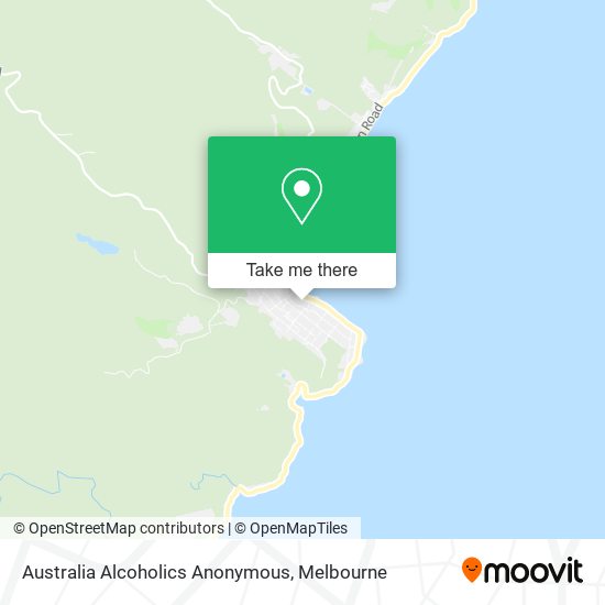 Mapa Australia Alcoholics Anonymous