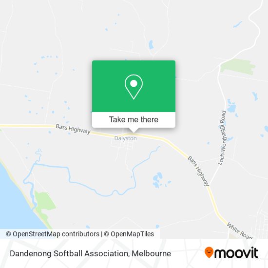 Dandenong Softball Association map