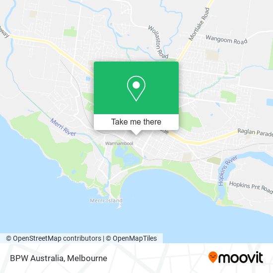 BPW Australia map