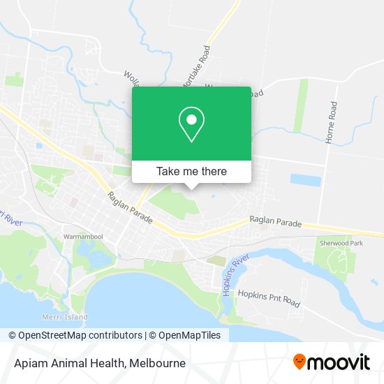 Apiam Animal Health map