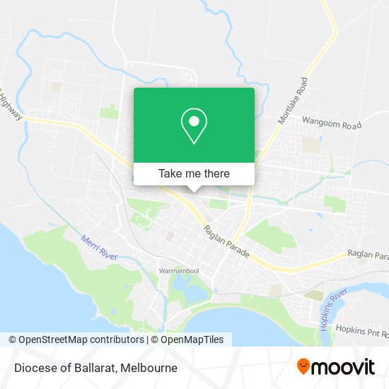 Diocese of Ballarat map